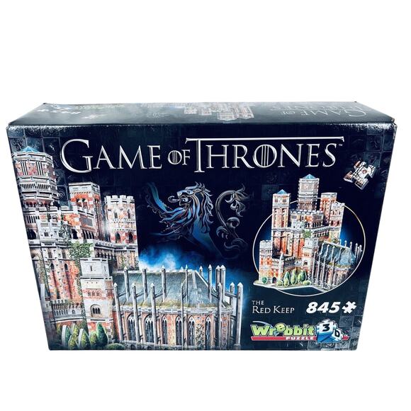 Wrebbit Game of Thrones The Red Keep 3D Puzzle: 845 Pieces New! - Picture 4 of 9